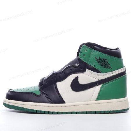 Billige Sko Nike Air Jordan 1 Retro High ‘Sort Grøn’ 555088-302