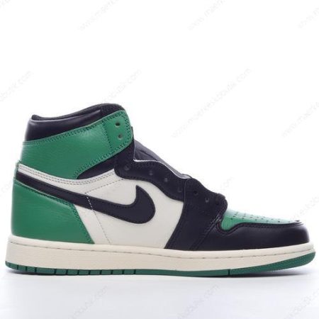 Billige Sko Nike Air Jordan 1 Retro High ‘Sort Grøn’ 555088-302