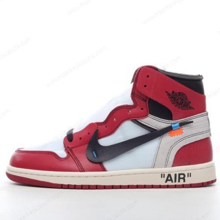 Billige Sko Nike Air Jordan 1 Retro High ‘Sort Hvid Rød’ AA3834-101