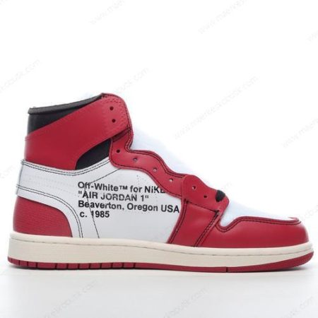 Billige Sko Nike Air Jordan 1 Retro High ‘Sort Hvid Rød’ AA3834-101