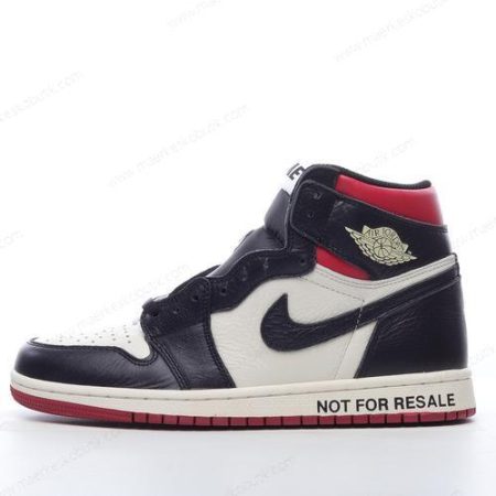 Billige Sko Nike Air Jordan 1 Retro High ‘Sort Rød’ 861428-106