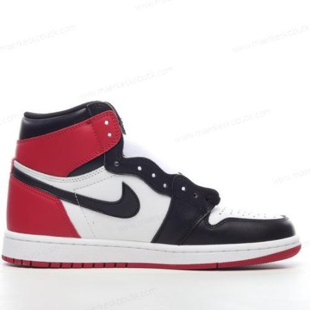 Billige Sko Nike Air Jordan 1 Retro High ‘Sort Rød Hvid’ 555088-184