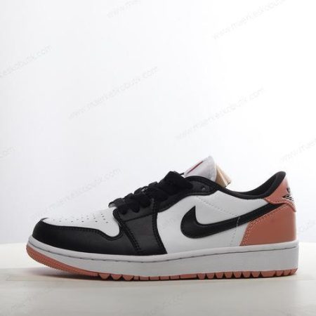 Billige Sko Nike Air Jordan 1 Retro Low Golf ‘Hvid Sort Pink’ DD9315-106