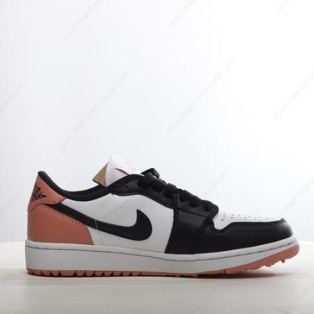 Billige Sko Nike Air Jordan 1 Retro Low Golf ‘Hvid Sort Pink’ DD9315-106