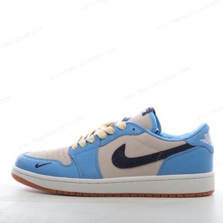 Billige Sko Nike Air Jordan 1 Retro Low OG ‘Grå Blå Sort’