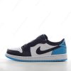 Billige Sko Nike Air Jordan 1 Retro Low OG ‘Hvid Mørk Pudder Blå Sort’ CZ0790-104