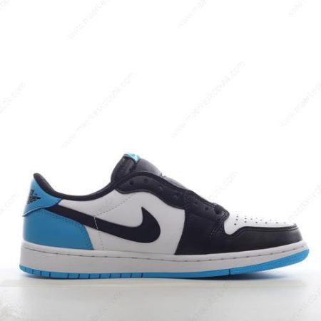 Billige Sko Nike Air Jordan 1 Retro Low OG ‘Hvid Mørk Pudder Blå Sort’ CZ0790-104