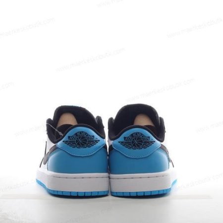 Billige Sko Nike Air Jordan 1 Retro Low OG ‘Hvid Mørk Pudder Blå Sort’ CZ0790-104