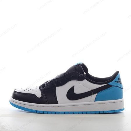 Billige Sko Nike Air Jordan 1 Retro Low OG ‘Hvid Mørk Pudder Blå Sort’ CZ0790-104