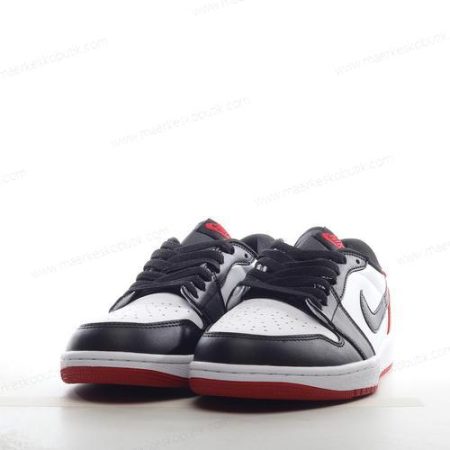 Billige Sko Nike Air Jordan 1 Retro Low OG ‘Hvid Sort Rød’ CZ0790-106