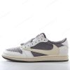 Billige Sko Nike Air Jordan 1 Retro Low OG ‘Mørkegrå Hvid’ DM7866-162