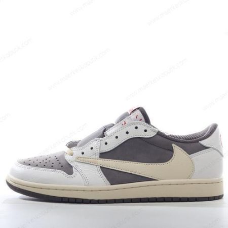 Billige Sko Nike Air Jordan 1 Retro Low OG ‘Mørkegrå Hvid’ DM7866-162