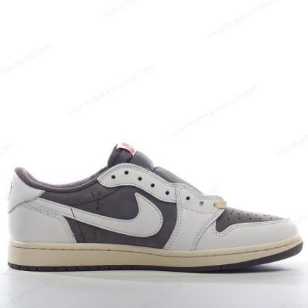 Billige Sko Nike Air Jordan 1 Retro Low OG ‘Mørkegrå Hvid’ DM7866-162