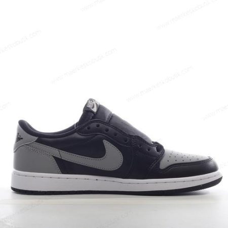 Billige Sko Nike Air Jordan 1 Retro Low ‘Sort Grå’ 709999-003