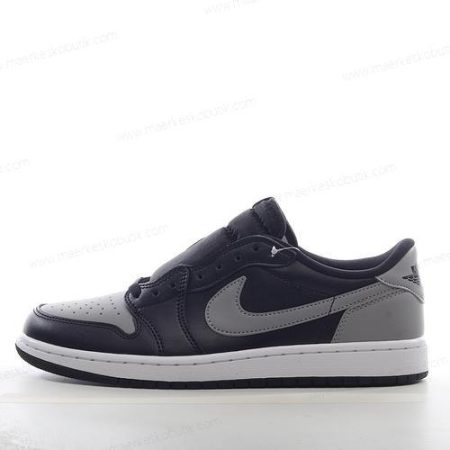 Billige Sko Nike Air Jordan 1 Retro Low ‘Sort Grå’ 709999-003