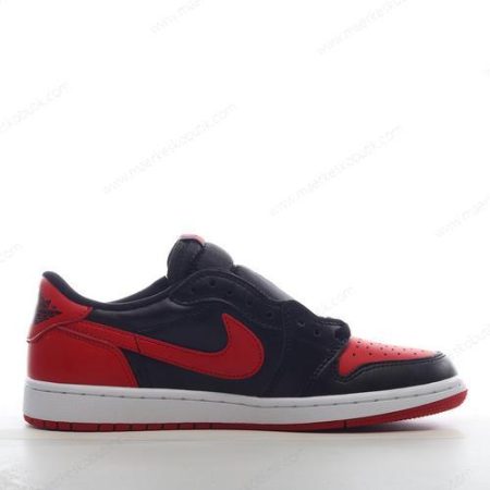 Billige Sko Nike Air Jordan 1 Retro Low ‘Sort Rød’ 709999-001