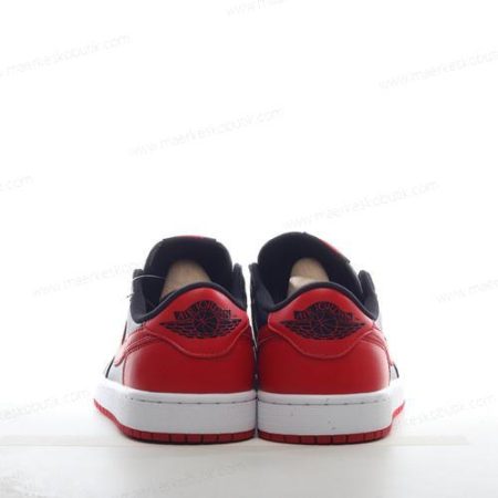 Billige Sko Nike Air Jordan 1 Retro Low ‘Sort Rød’ 709999-001