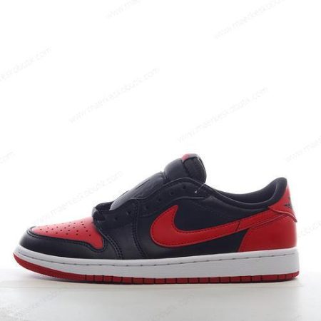 Billige Sko Nike Air Jordan 1 Retro Low ‘Sort Rød’ 709999-001