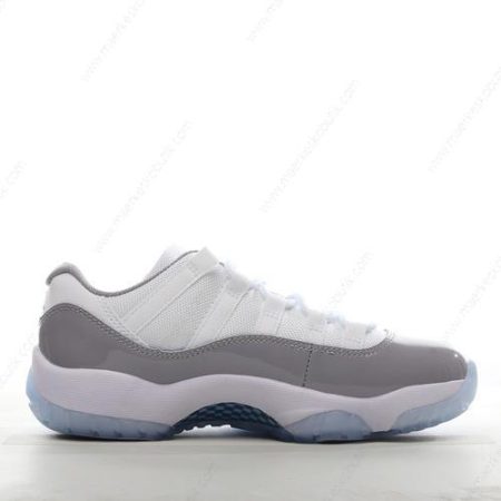 Billige Sko Nike Air Jordan 11 Low ‘Hvid Grå Blå’ AV2187-140