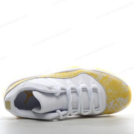 Billige Sko Nike Air Jordan 11 Low ‘Hvid Gul’ AH7860-107