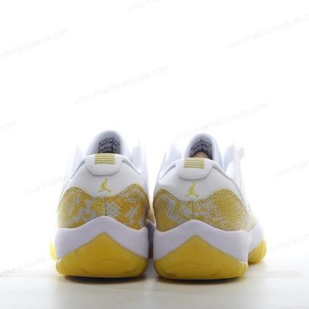 Billige Sko Nike Air Jordan 11 Low ‘Hvid Gul’ AH7860-107