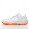 Billige Sko Nike Air Jordan 11 Mid ‘Hvid Orange’ AH7860-139