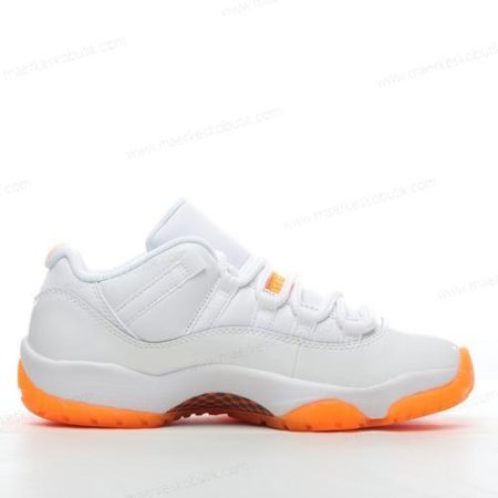 Billige Sko Nike Air Jordan 11 Mid ‘Hvid Orange’ AH7860-139