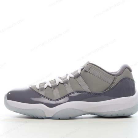 Billige Sko Nike Air Jordan 11 Retro Low ‘Grå Hvid’ 528896-003