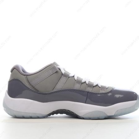 Billige Sko Nike Air Jordan 11 Retro Low ‘Grå Hvid’ 528896-003