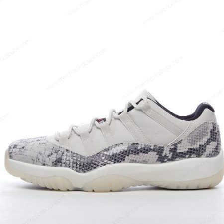 Billige Sko Nike Air Jordan 11 Retro Low ‘Grå Hvid Sort’ CD6846-002