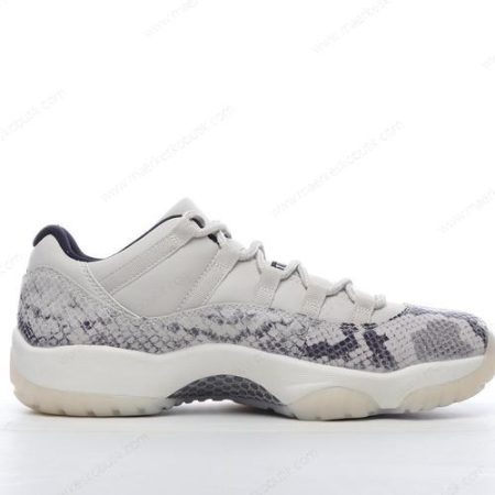 Billige Sko Nike Air Jordan 11 Retro Low ‘Grå Hvid Sort’ CD6846-002