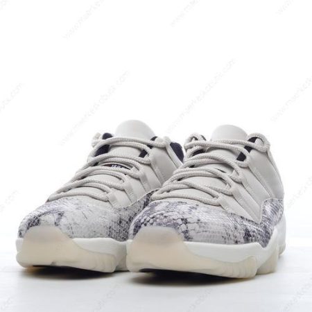 Billige Sko Nike Air Jordan 11 Retro Low ‘Grå Hvid Sort’ CD6846-002