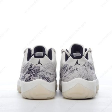 Billige Sko Nike Air Jordan 11 Retro Low ‘Grå Hvid Sort’ CD6846-002