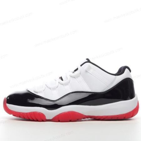 Billige Sko Nike Air Jordan 11 Retro Low ‘Hvid Rød Sort’ AV2187-160