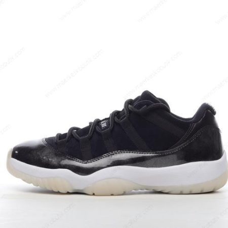 Billige Sko Nike Air Jordan 11 Retro Low ‘Sort Hvid’ 528895-010