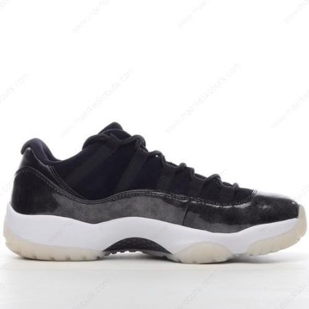 Billige Sko Nike Air Jordan 11 Retro Low ‘Sort Hvid’ 528895-010