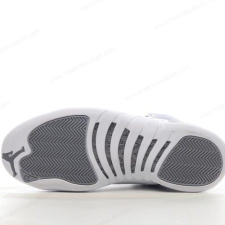 Billige Sko Nike Air Jordan 12 Retro ‘Hvid Grå’ CT8013-015