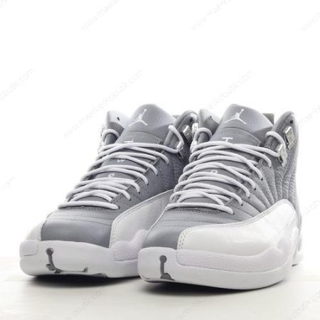 Billige Sko Nike Air Jordan 12 Retro ‘Hvid Grå’ CT8013-015