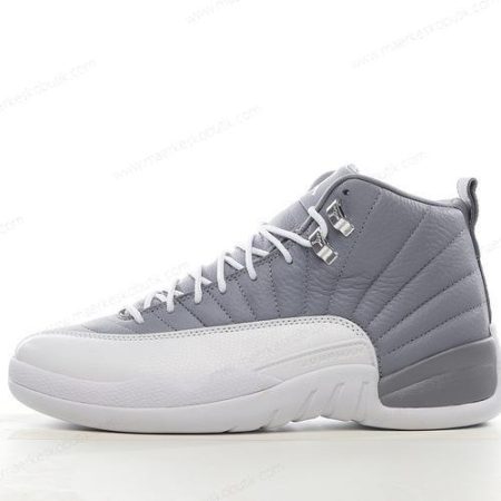 Billige Sko Nike Air Jordan 12 Retro ‘Hvid Grå’ CT8013-015