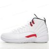 Billige Sko Nike Air Jordan 12 Retro ‘Hvid Rød’ CT8013-106