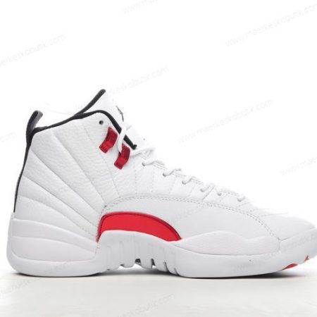 Billige Sko Nike Air Jordan 12 Retro ‘Hvid Rød’ CT8013-106