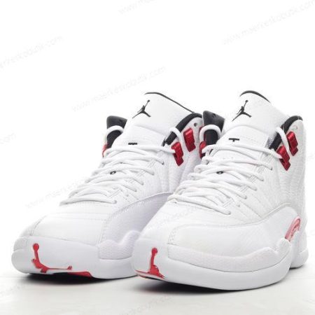 Billige Sko Nike Air Jordan 12 Retro ‘Hvid Rød’ CT8013-106