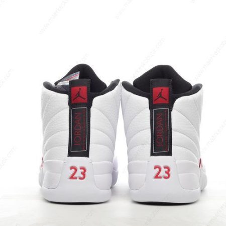 Billige Sko Nike Air Jordan 12 Retro ‘Hvid Rød’ CT8013-106