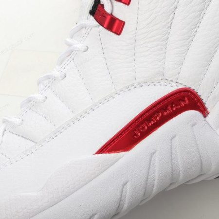 Billige Sko Nike Air Jordan 12 Retro ‘Hvid Rød’ CT8013-106