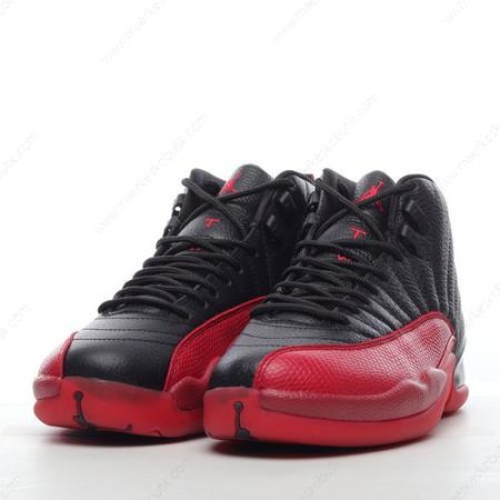 Billige Sko Nike Air Jordan 12 Retro ‘Sort Rød’ 130690-002