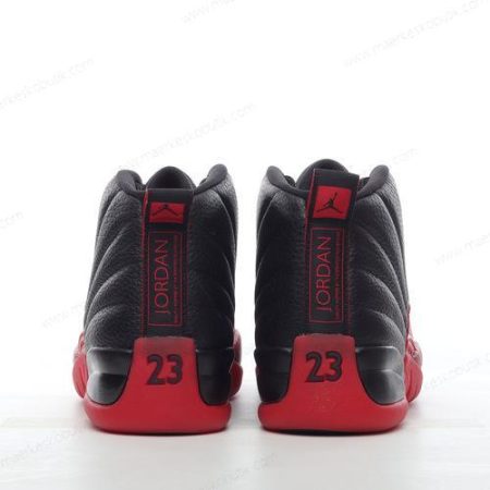 Billige Sko Nike Air Jordan 12 Retro ‘Sort Rød’ 130690-002