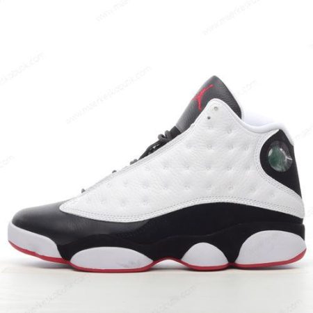 Billige Sko Nike Air Jordan 13 Retro ‘Hvid Rød Sort’ 414571-104