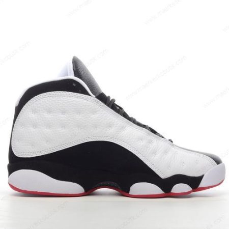 Billige Sko Nike Air Jordan 13 Retro ‘Hvid Rød Sort’ 414571-104