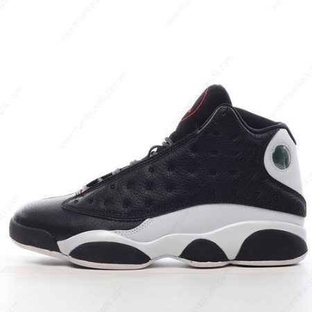 Billige Sko Nike Air Jordan 13 Retro ‘Sort Hvid’ 414571-061