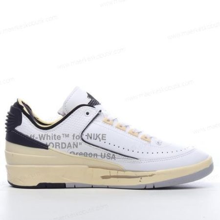 Billige Sko Nike Air Jordan 2 Low SP x Off-White ‘Hvid Sort’ DJ4375-101